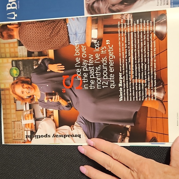 ROSIE MAGAZINE John Travolta December 2001 EUC Holiday crafts decor recipes - Picture 9 of 14